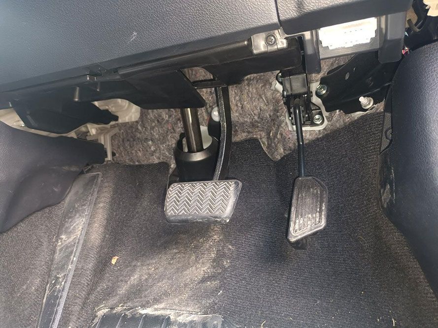 A Close Up of a Brake Pedal in a Car — South West 4WD Wreckers in Harristown, QLD