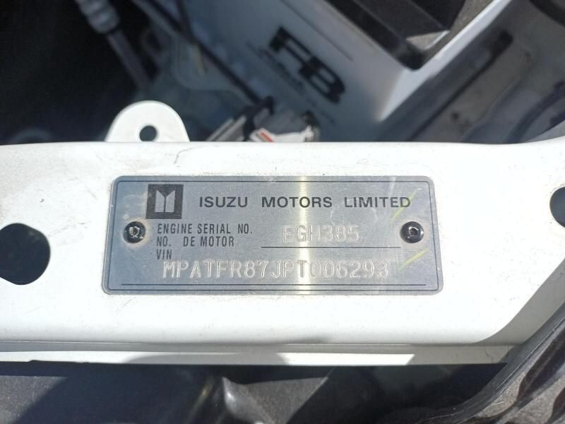 A Close Up of a Isuzu Motors Limited Engine Serial Number — South West 4WD Wreckers In Harristown, QLD