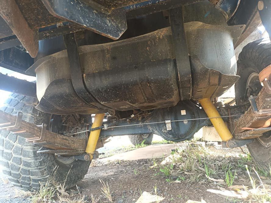 A Close Up of the Underside of a Truck — South West 4WD Wreckers in Harristown, QLD