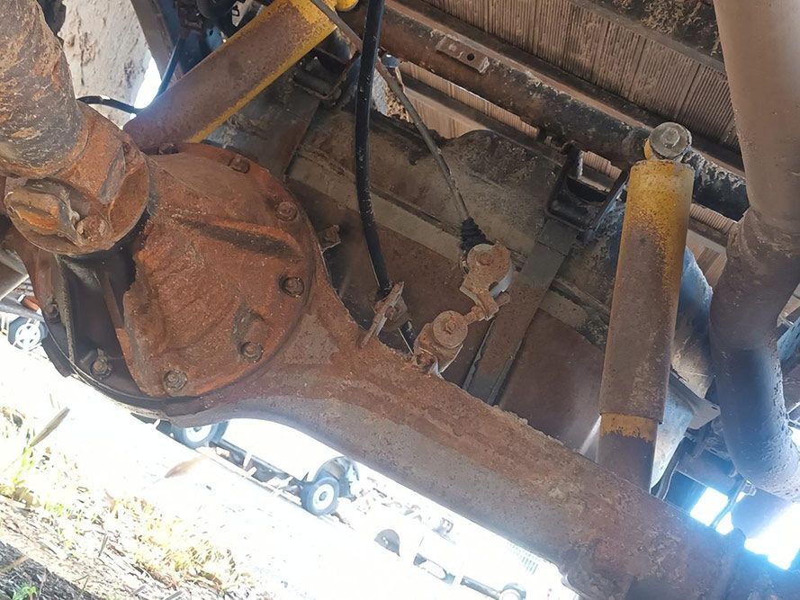 A Close Up of a Rusty Rear Axle on a Truck — South West 4WD Wreckers in Harristown, QLD