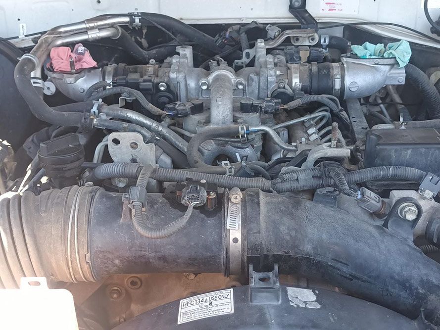 A Close Up of the Engine of a Car — South West 4WD Wreckers in Harristown, QLD