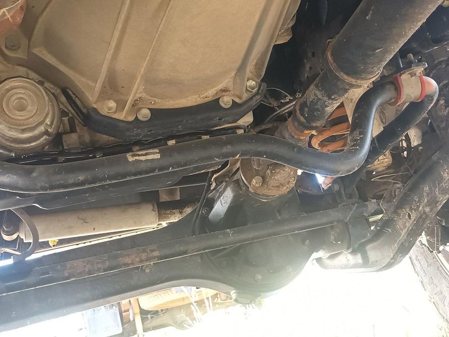 A Close Up of the Underside of a Car — South West 4WD Wreckers in Harristown, QLD