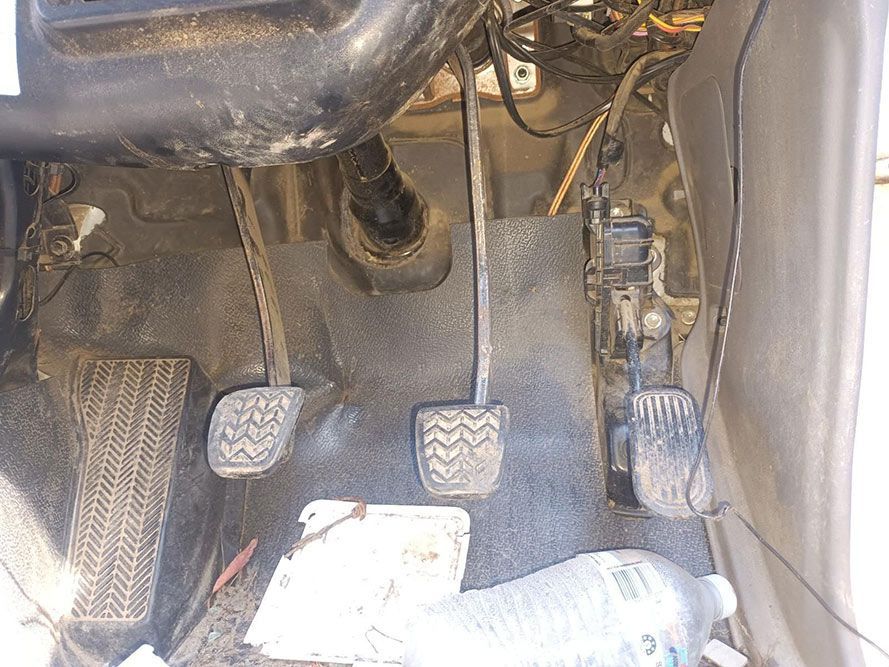 A Close Up of the Brake Pedals of a Car — South West 4WD Wreckers in Harristown, QLD
