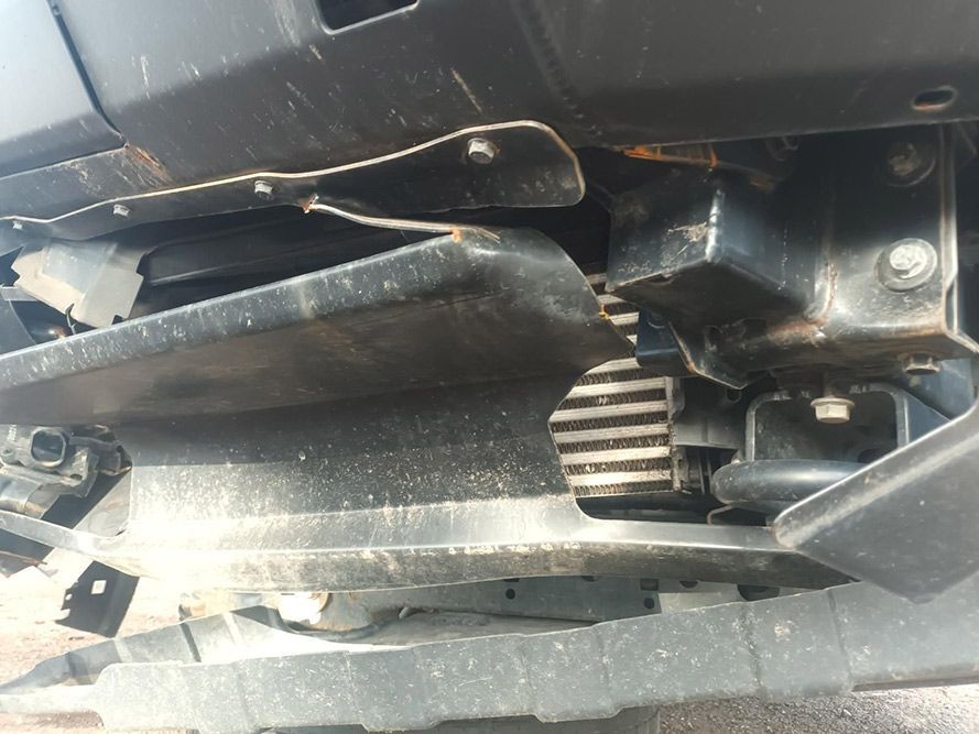 A Close Up of the Underside of a Car's Bumper — South West 4WD Wreckers in Harristown, QLD