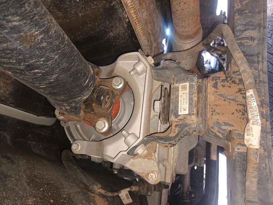 A Close Up of a Rear Differential on a Truck — South West 4WD Wreckers in Harristown, QLD
