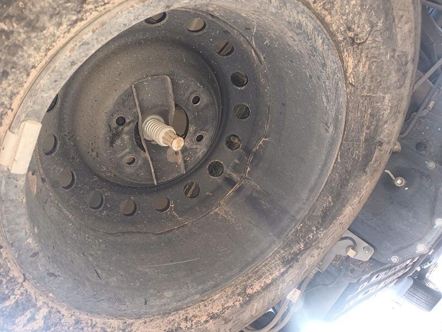 A Close Up of a Spare Tire on a Car — South West 4WD Wreckers in Harristown, QLD