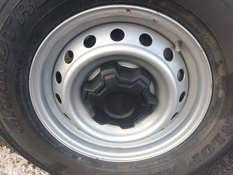 A Close Up of a Tire with Holes in It — South West 4WD Wreckers in Harristown, QLD