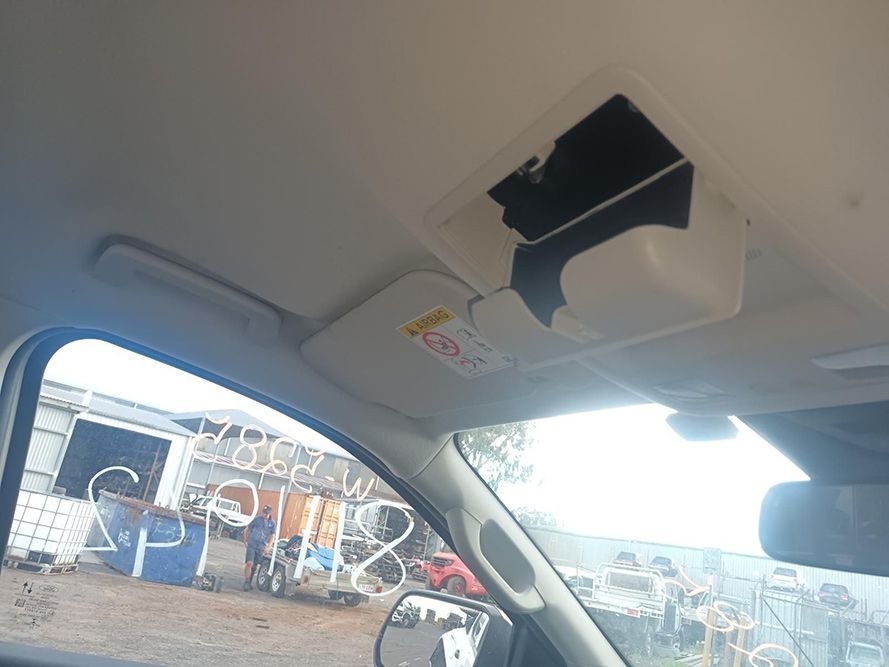 The Inside of a Car with a Sun Visor and a Rear View Mirror — South West 4WD Wreckers in Harristown, QLD