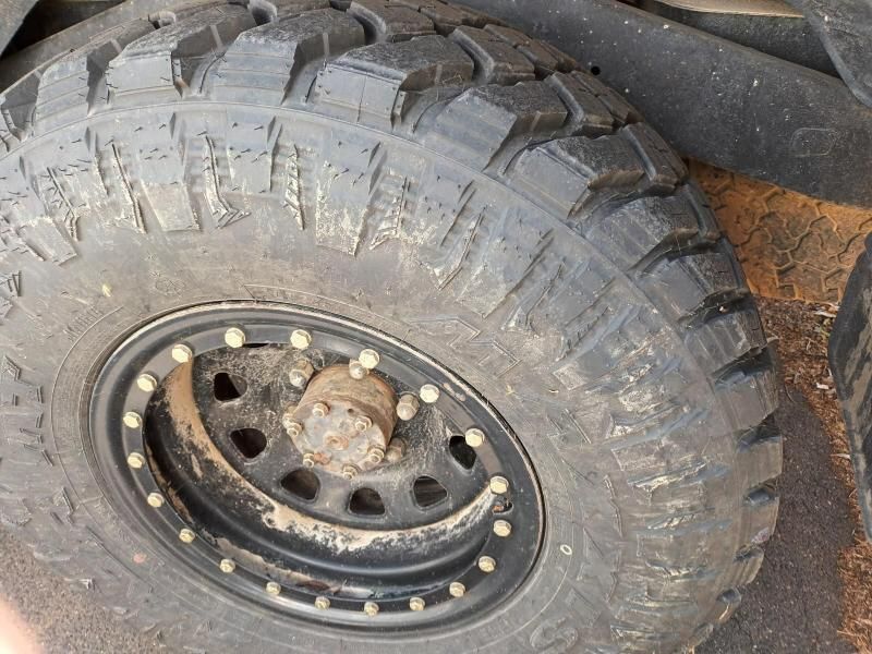 A Close Up of a Tire With a Black Rim — South West 4WD Wreckers In Brisbane, QLD