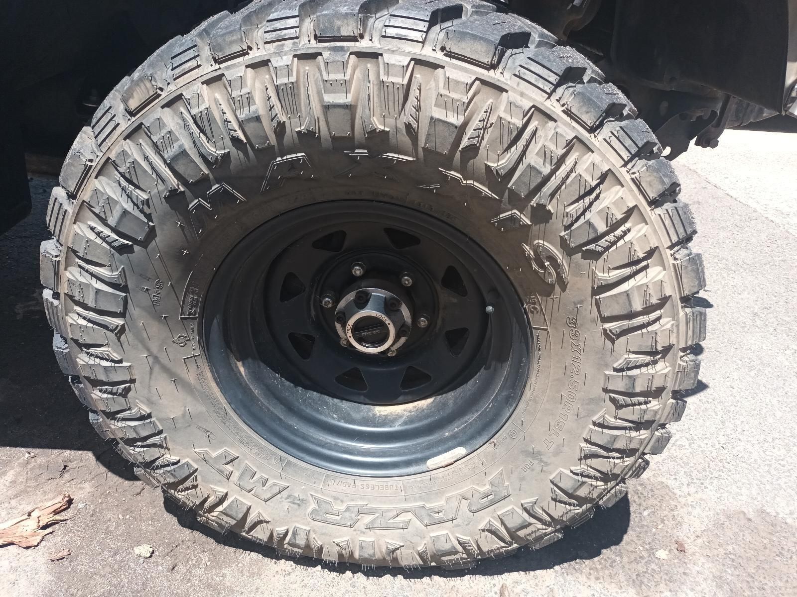 A Close Up of a Dirty Tire — South West 4WD Wreckers In Brisbane, QLD