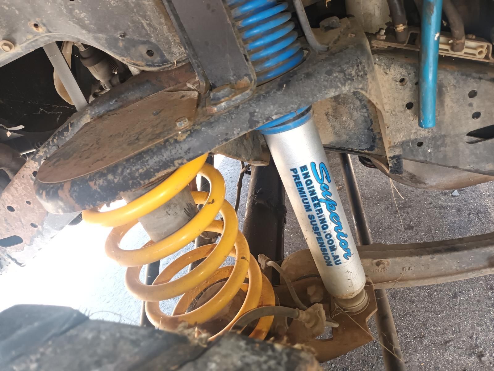 A Close Up of a Shock Absorber on a Vehicle— South West 4WD Wreckers In Brisbane, QLD