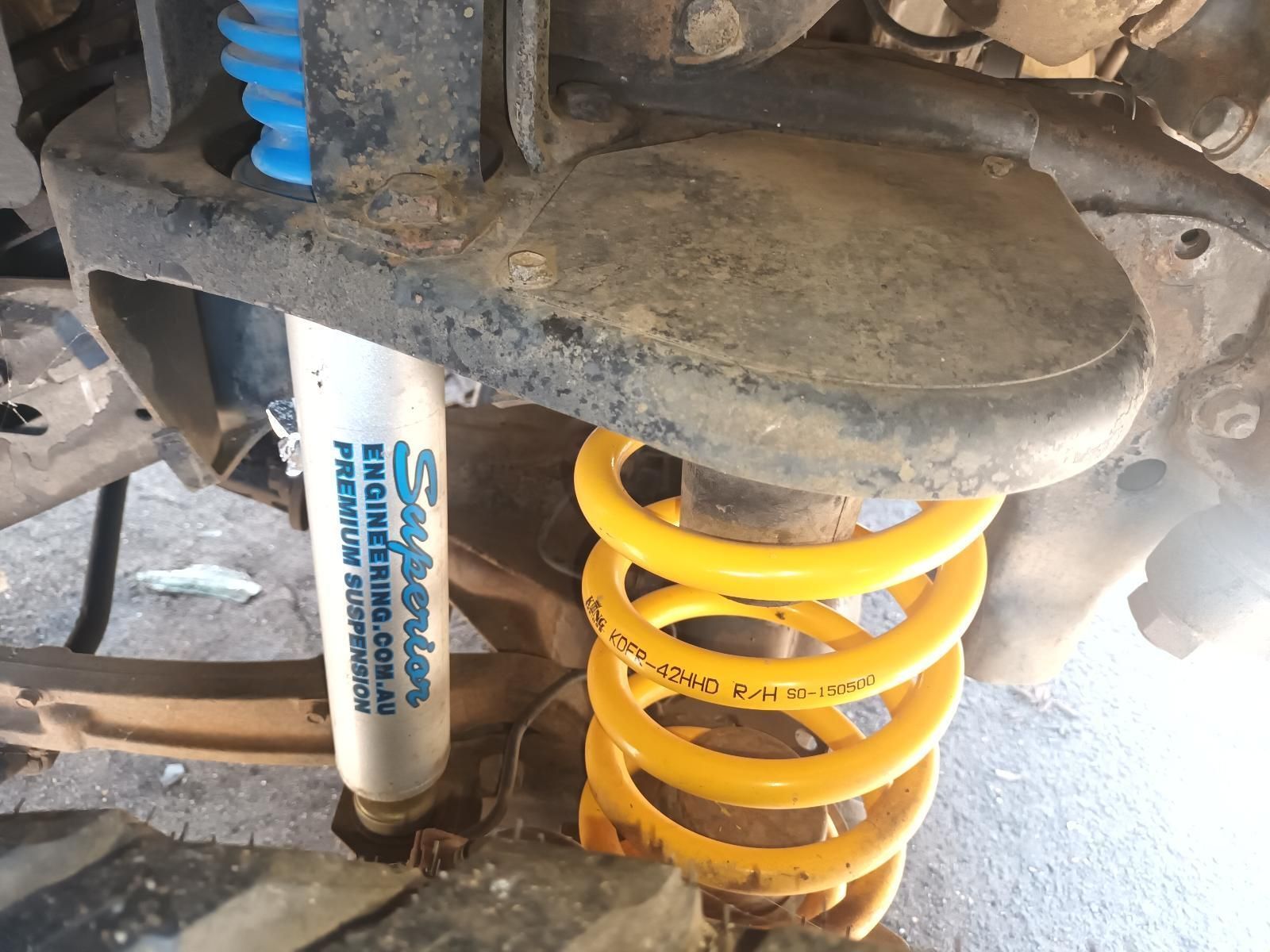A Close Up of a Shock Absorber on a Vehicle — South West 4WD Wreckers In Brisbane, QLD