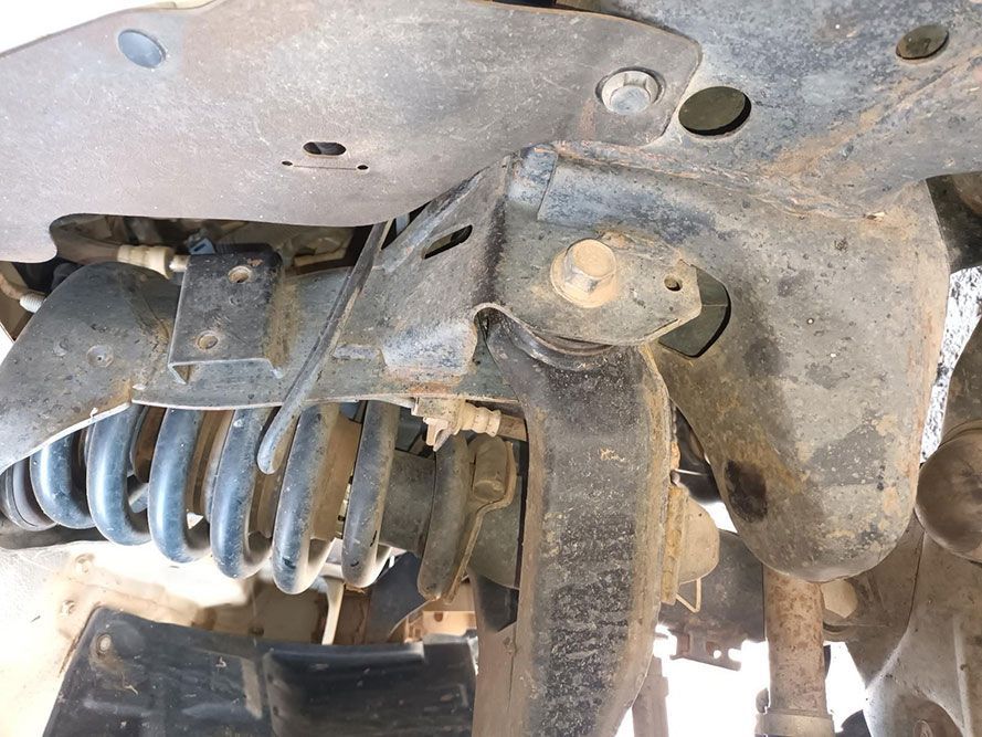 A Close Up of a Suspension System on a Vehicle — South West 4WD Wreckers In Brisbane, QLD