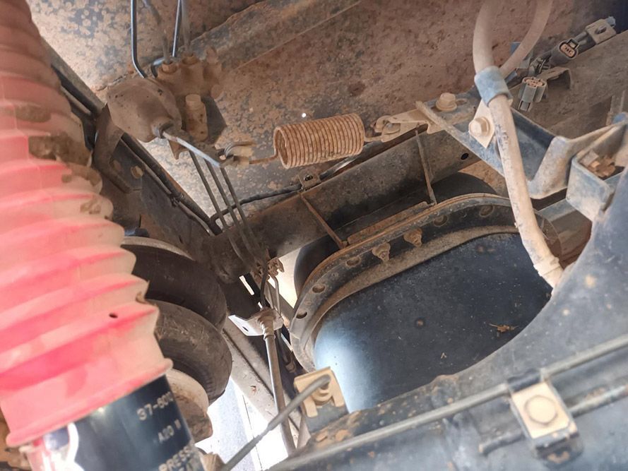 A Close Up of a Shock Absorber on a Truck — South West 4WD Wreckers In Brisbane, QLD