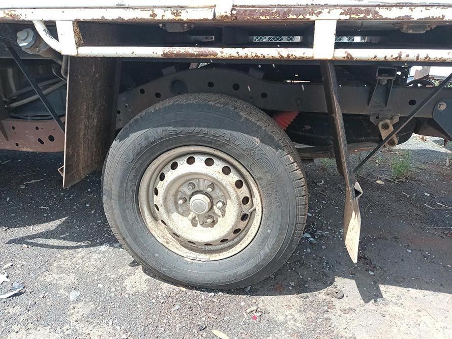 A Close Up of a Tire on a Truck — South West 4WD Wreckers In Brisbane, QLD