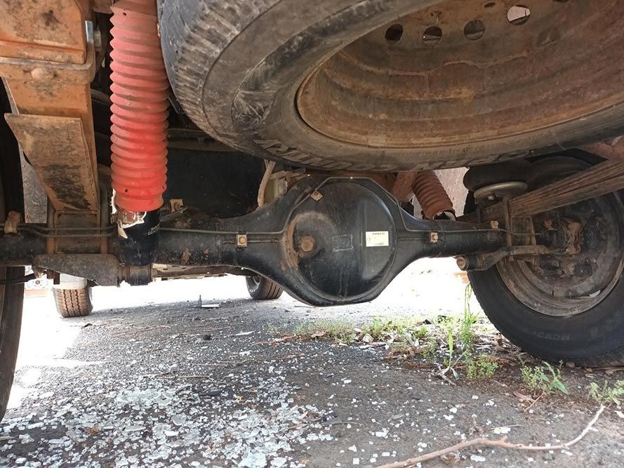A Close Up of the Rear Axle of a Truck — South West 4WD Wreckers In Brisbane, QLD