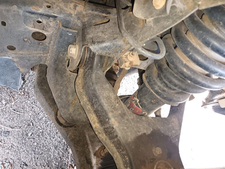 A Close Up of a Suspension System on a Car — South West 4WD Wreckers In Brisbane, QLD