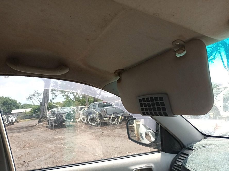 A Car With a Sun Visor and a Rear View Mirror — South West 4WD Wreckers In Brisbane, QLD