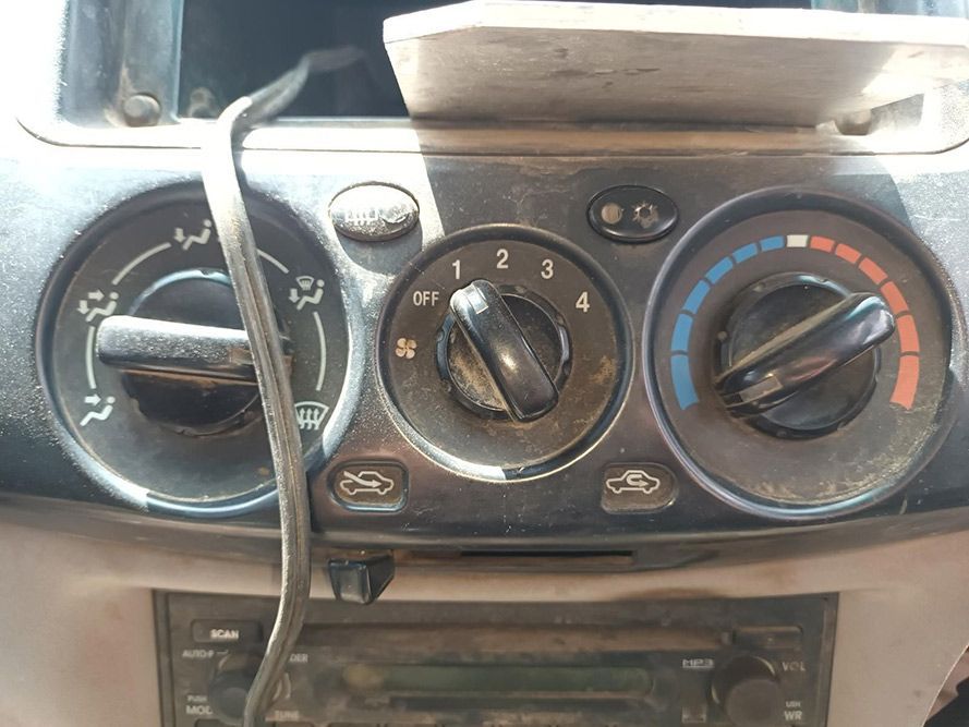 A Close Up of a Car Air Conditioning Control Panel — South West 4WD Wreckers In Brisbane, QLD