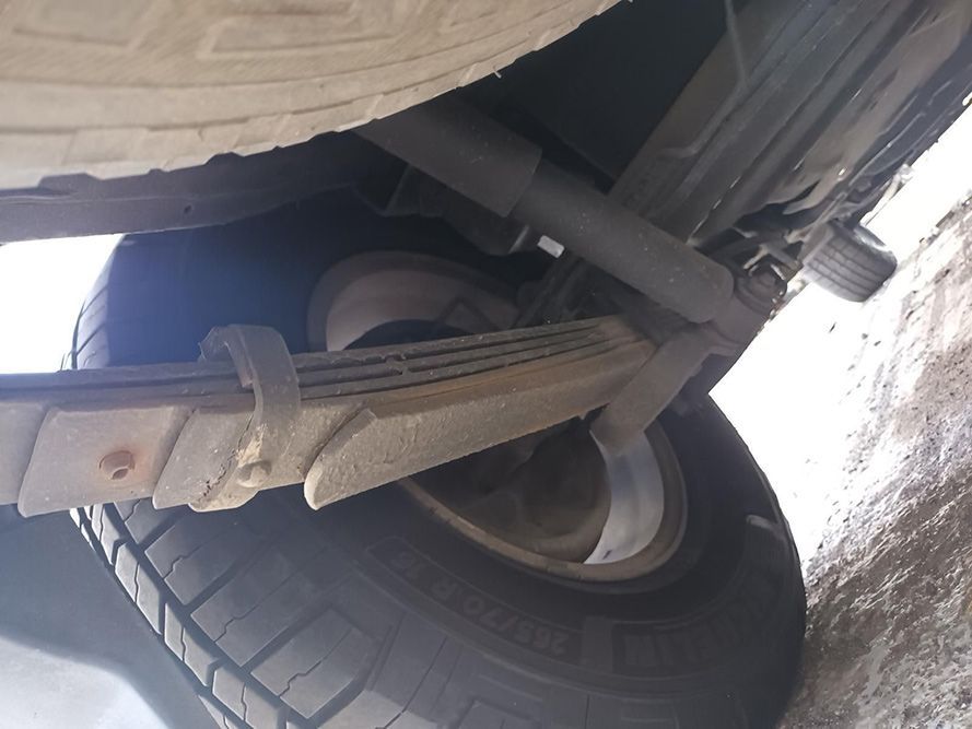 A Close Up of the Rear Suspension of a Car — South West 4WD Wreckers In Harristown, QLD