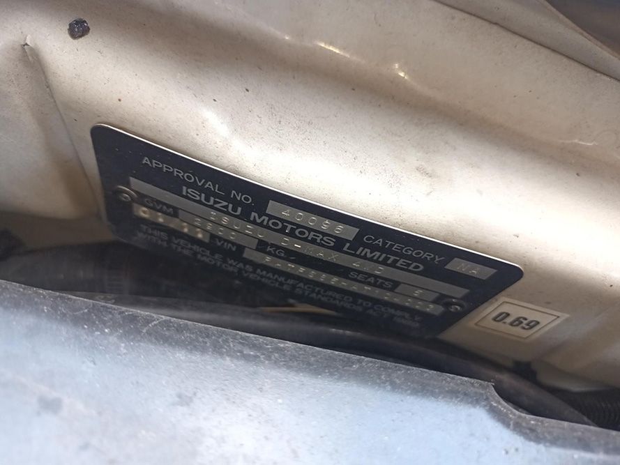 A Close Up of a License Plate on a Car — South West 4WD Wreckers In Harristown, QLD