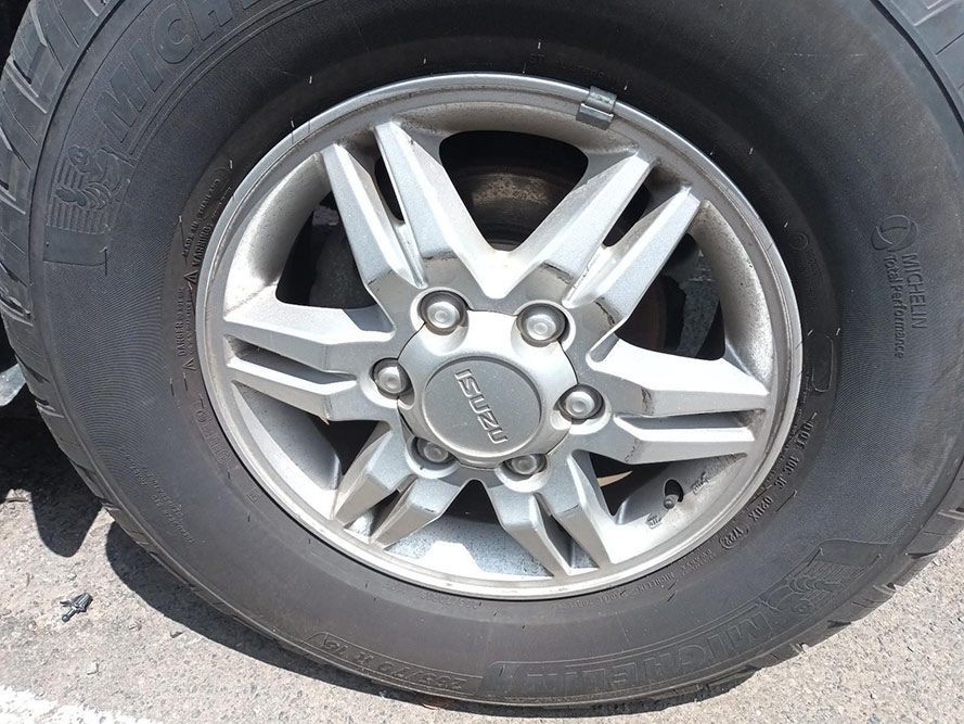 A Close Up of a Car Wheel With a Tire on It — South West 4WD Wreckers In Harristown, QLD