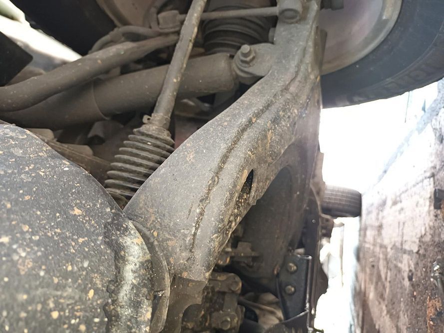A Close Up of the Underside of a Car — South West 4WD Wreckers In Harristown, QLD