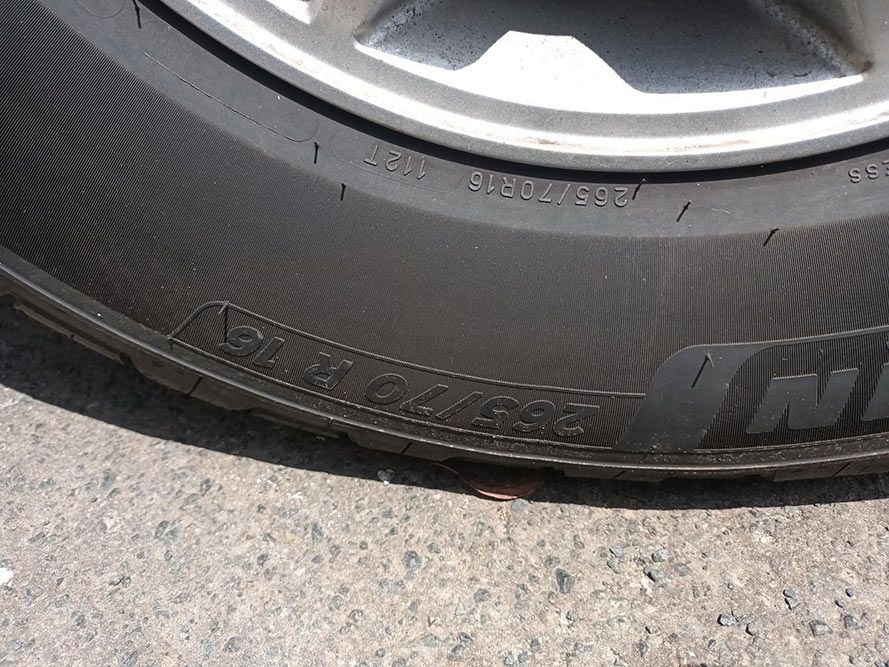 A Close Up of a Tire on a Car Wheel — South West 4WD Wreckers In Harristown, QLD