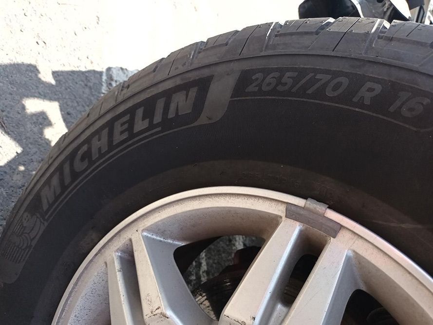 A Close Up of a Michelin Tire on a Car Wheel — South West 4WD Wreckers In Harristown, QLD