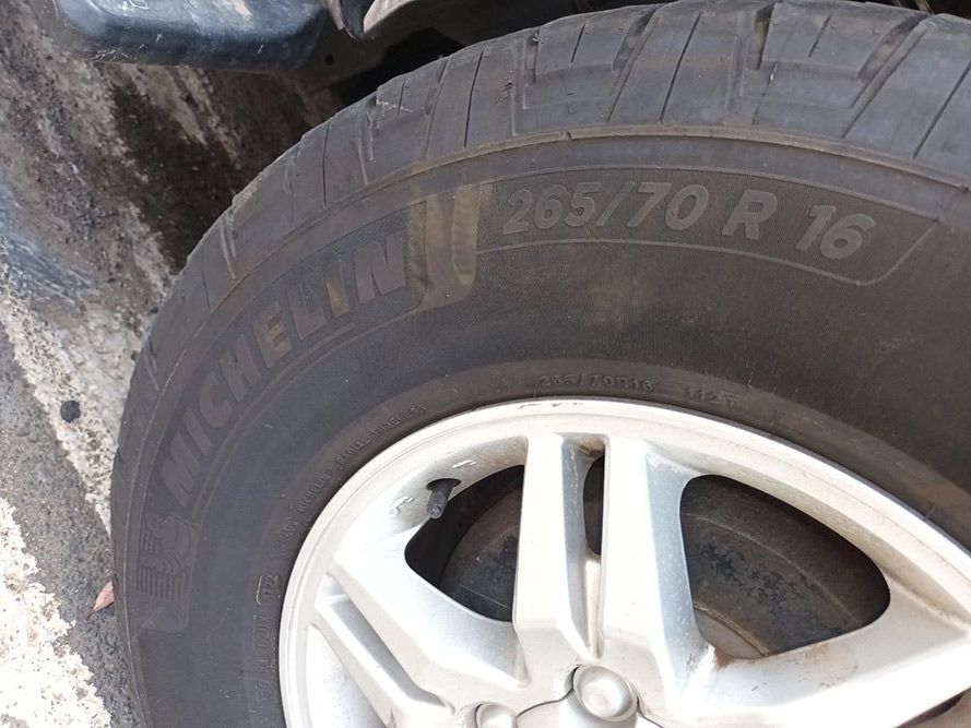 A Close Up of a Michelin Tire on a Car Wheel — South West 4WD Wreckers In Harristown, QLD