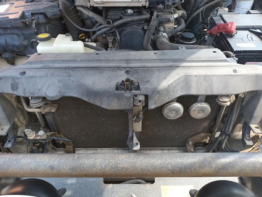 A Close Up of a Car Engine With a Radiator and Horns — South West 4WD Wreckers In Brisbane, QLD