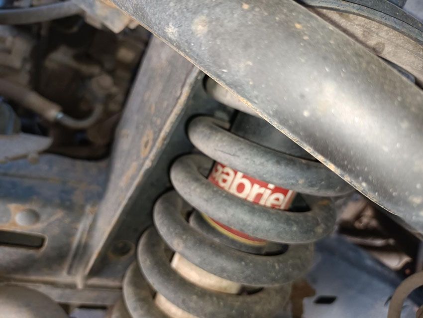 A Close Up of a Gabriel Shock Absorber on a Vehicle — South West 4WD Wreckers In Brisbane, QLD