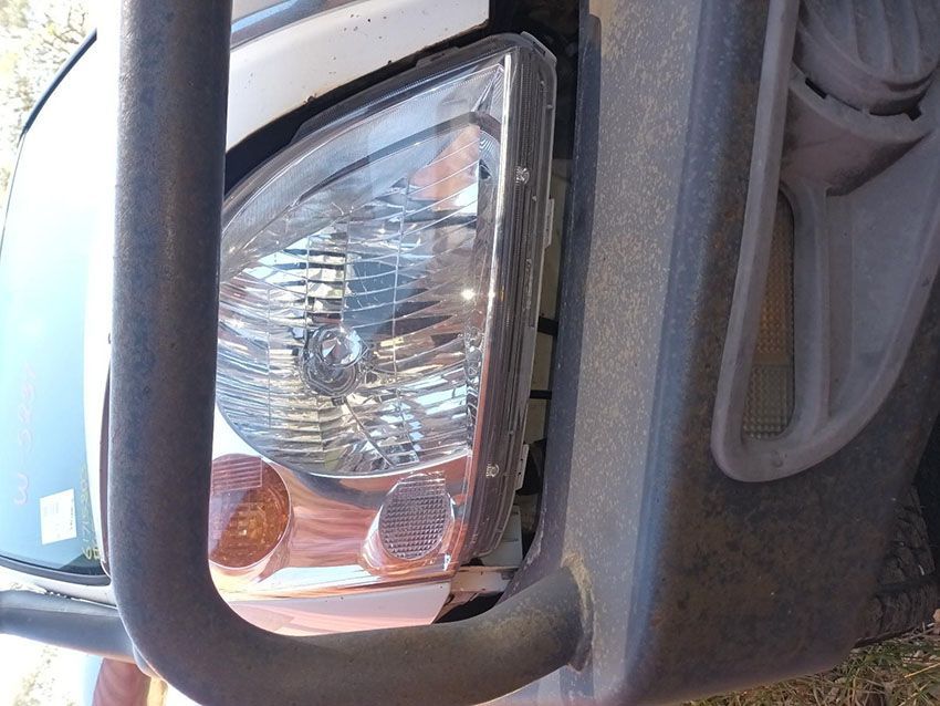 A Close Up of a Car 's Headlight and Bumper — South West 4WD Wreckers In Brisbane, QLD