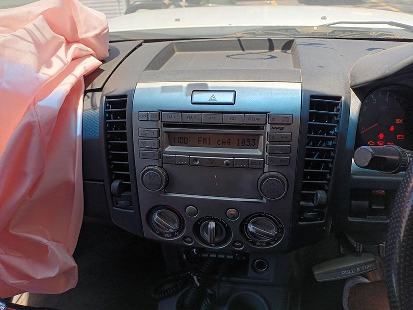 The Dashboard of a Car With an Air Bag on It — South West 4WD Wreckers In Brisbane, QLD