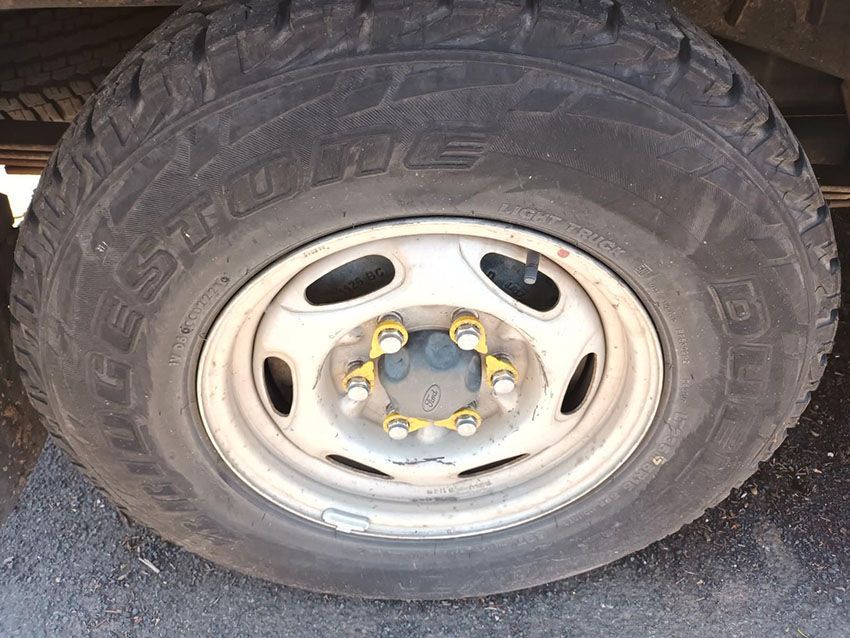 A Close Up of a Tire That Says Studs on It — South West 4WD Wreckers In Brisbane, QLD