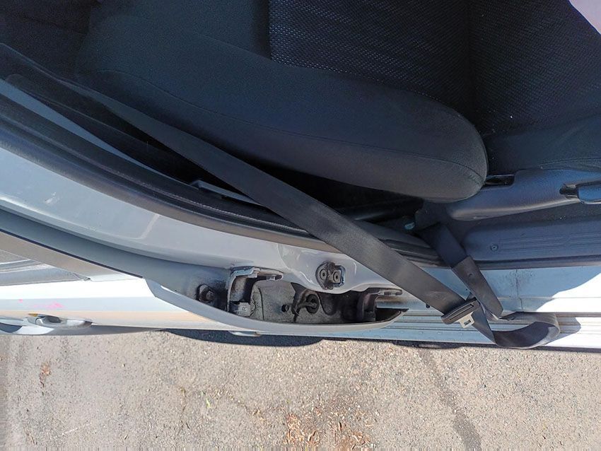 A Close Up of a Car Door With a Seat Belt on It — South West 4WD Wreckers In Brisbane, QLD