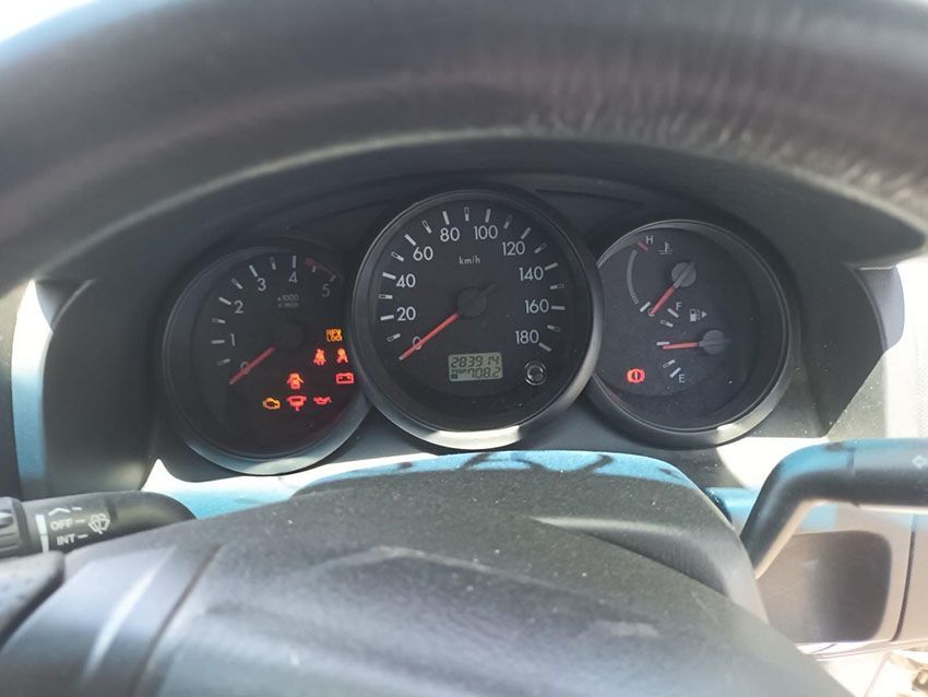 A Close Up of a Car Dashboard With a Speedometer and a Tachometer — South West 4WD Wreckers In Brisbane, QLD