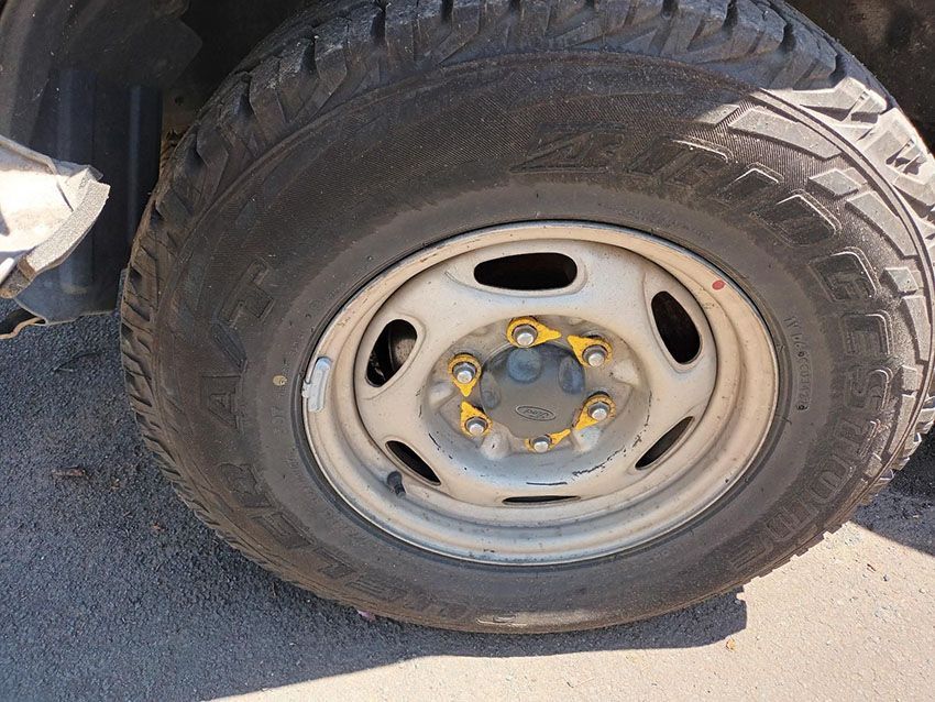 A Close Up of a Tire on a Car With a Metal Rim — South West 4WD Wreckers In Brisbane, QLD