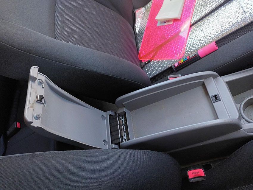 The Arm Rest of a Car With the Lid Open — South West 4WD Wreckers In Brisbane, QLD