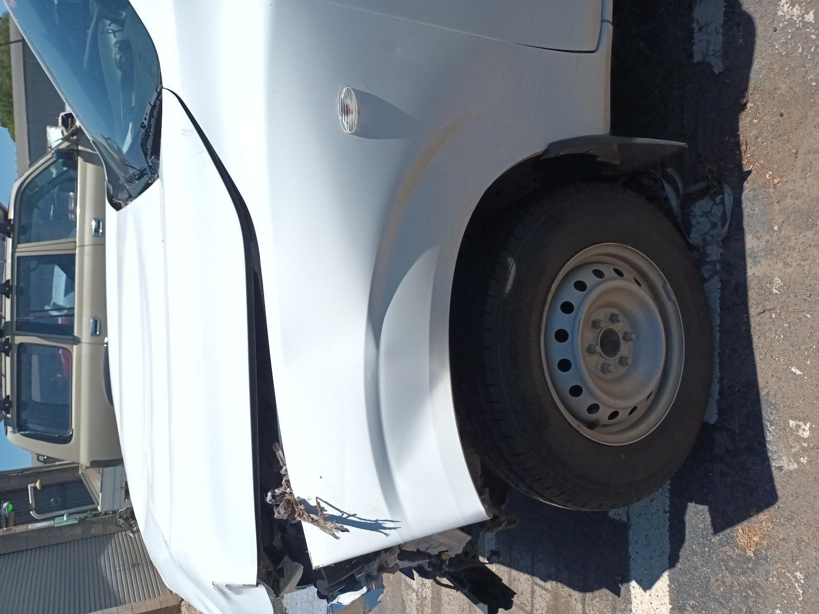 A White Car That Has Been Damaged in an Accident — South West 4WD Wreckers In Brisbane, QLD