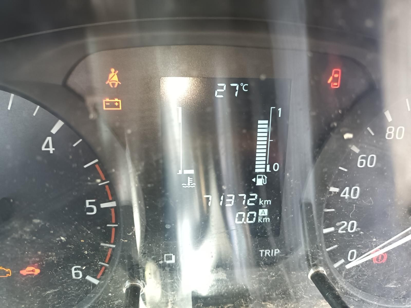 A Close Up of a Car Dashboard with a Temperature of 27 Degrees Celsius — South West 4WD Wreckers In Brisbane, QLD