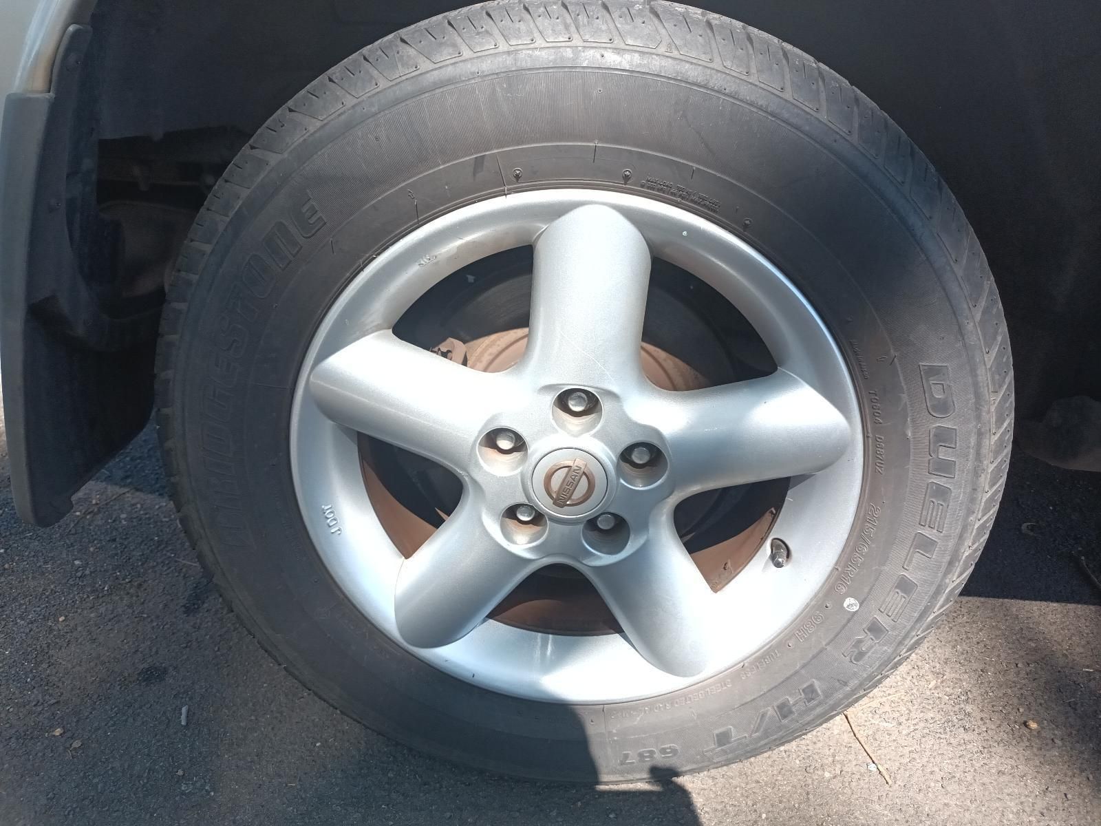 A Close Up of a Nissan Tire on a Car — South West 4WD Wreckers in Harristown, QLD