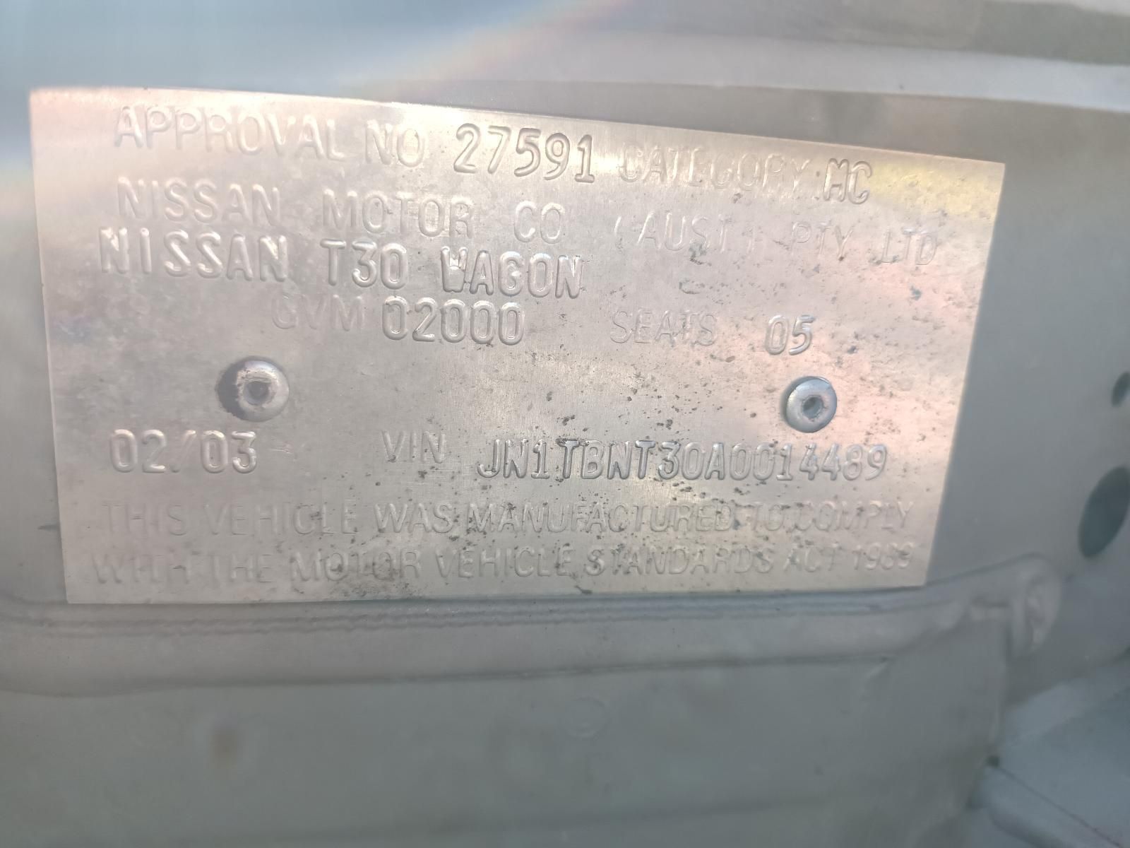 A Close Up of a License Plate on a Car — South West 4WD Wreckers in Harristown, QLD