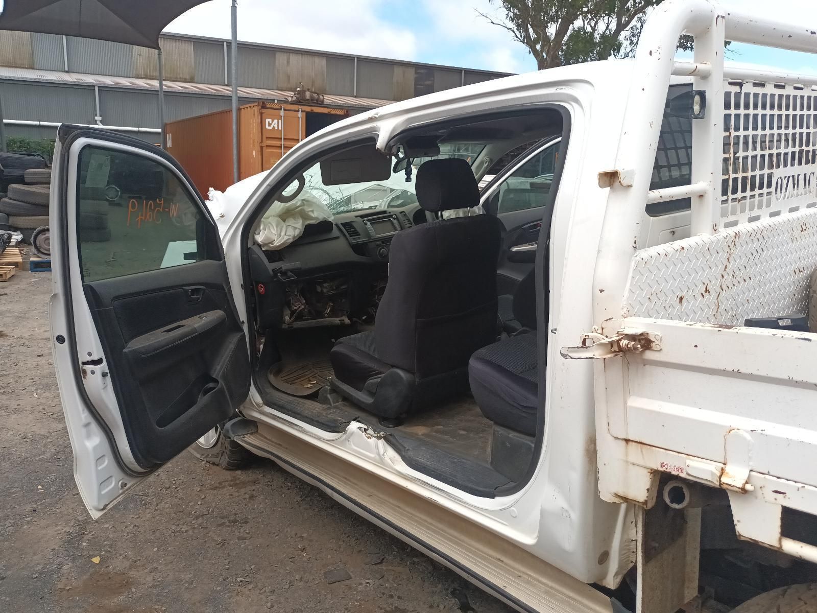 The Inside of a White Truck with the Doors Open — South West 4WD Wreckers In Brisbane, QLD