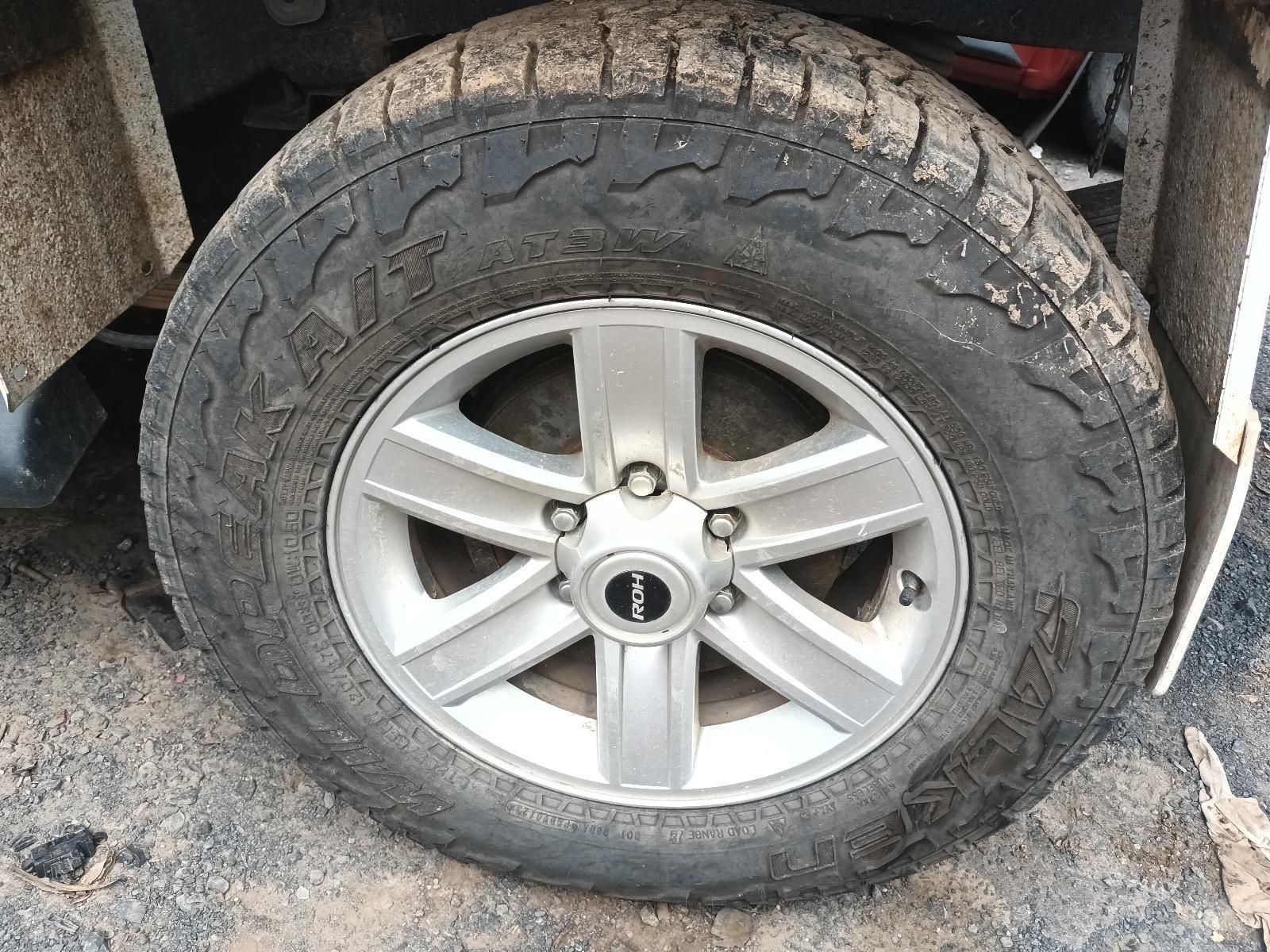 A Close Up of a Tire on a Car on the Ground — South West 4WD Wreckers In Brisbane, QLD