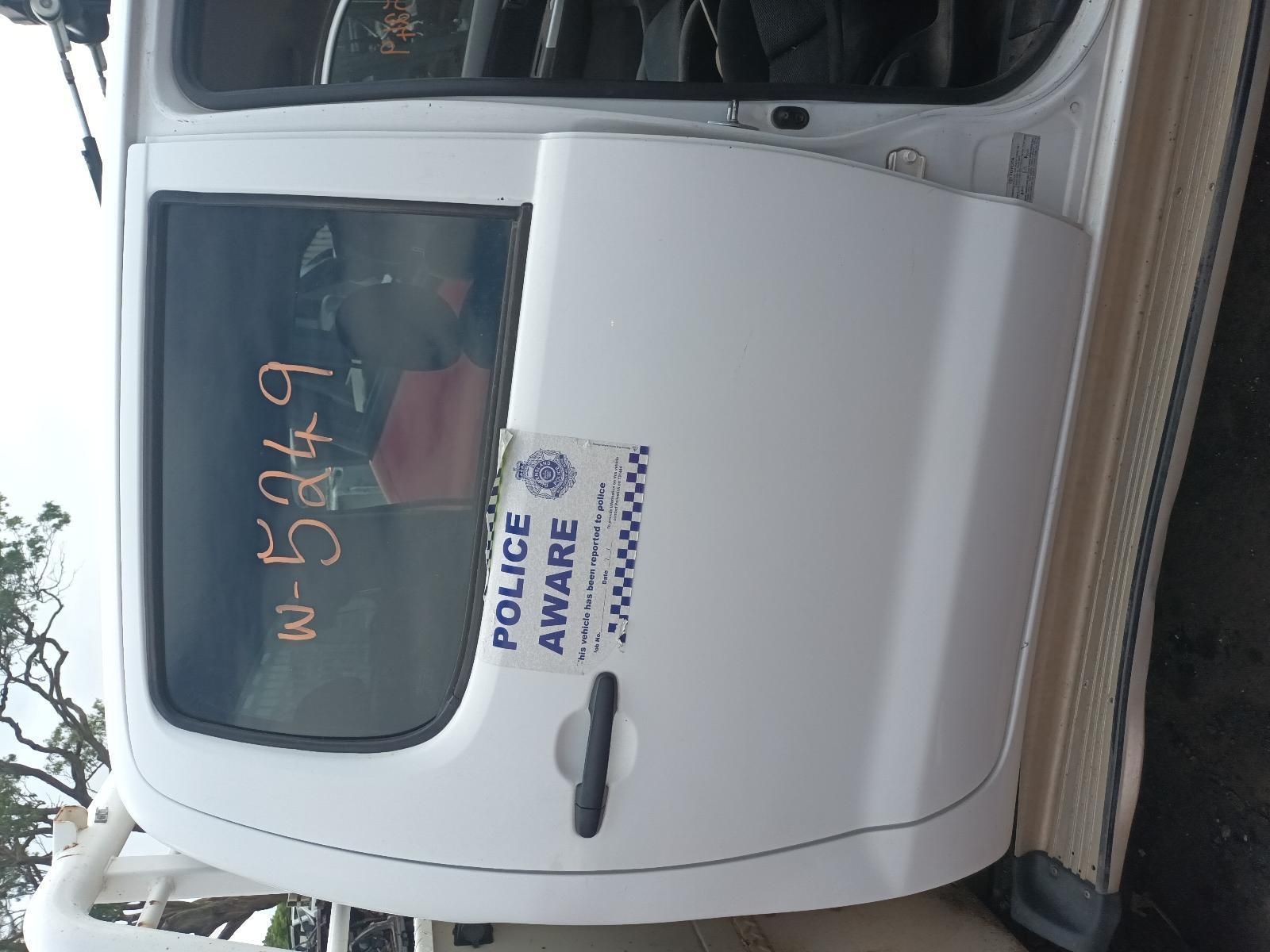 A White Van with a Police Aware Sticker on the Door — South West 4WD Wreckers In Brisbane, QLD