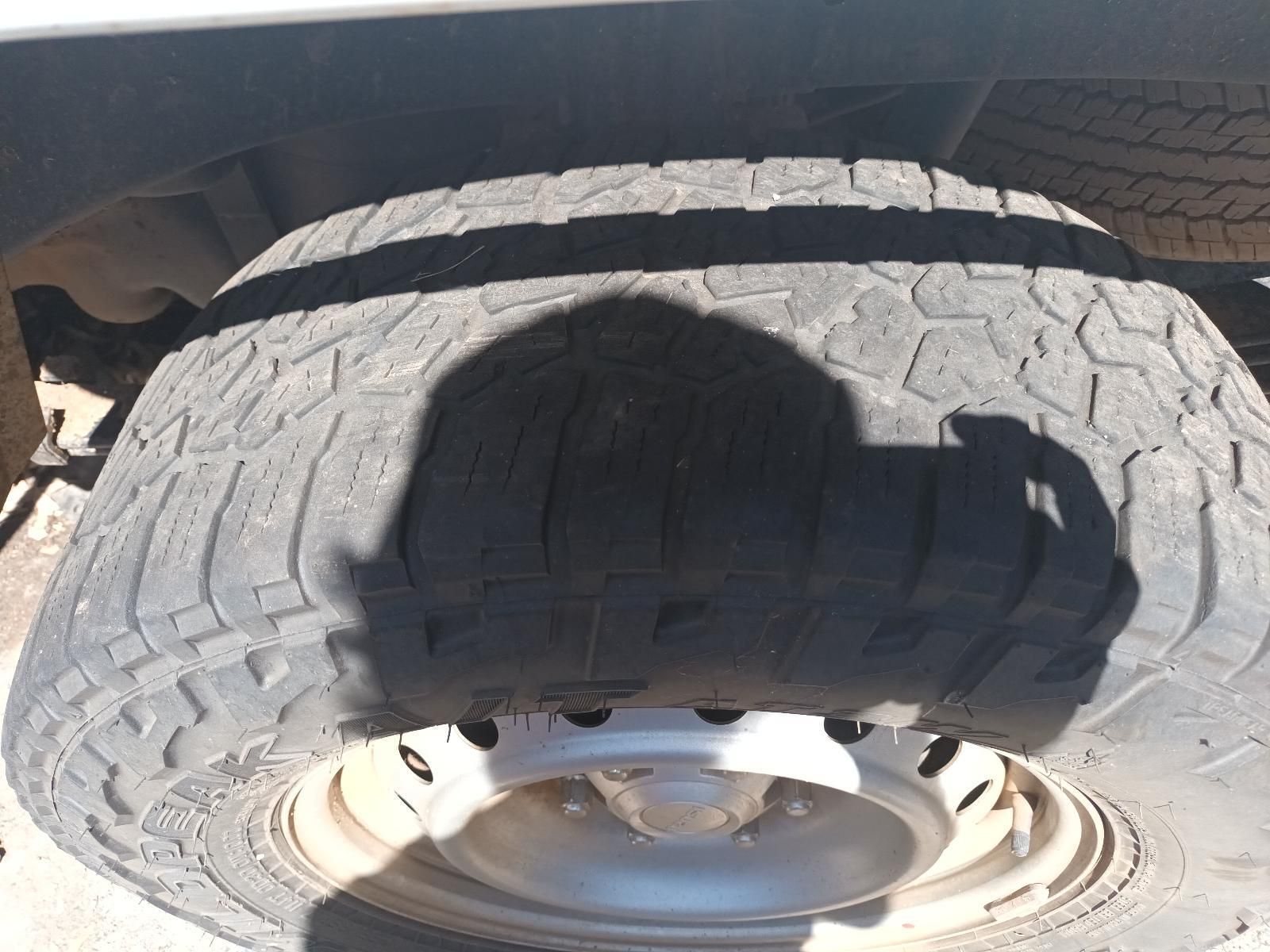 A Close Up of a Tire with a White Rim — South West 4WD Wreckers in Harristown, QLD