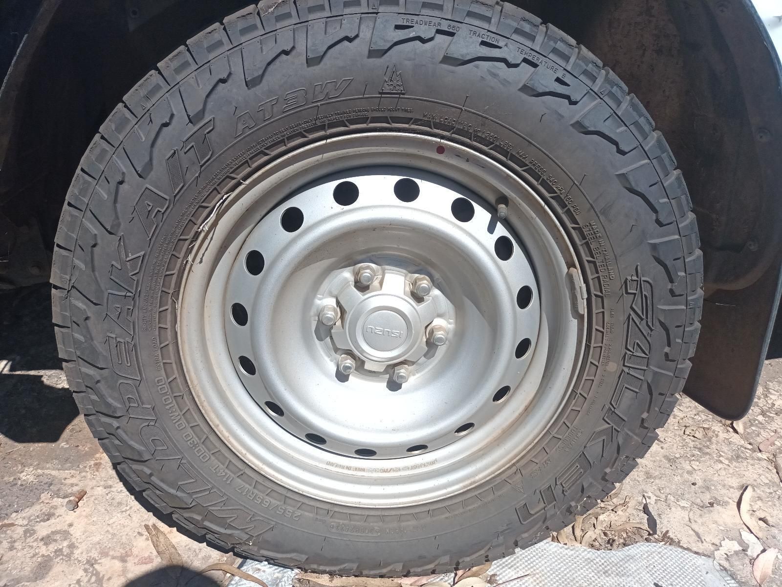 A Close Up of a Car Wheel with a Tire on It — South West 4WD Wreckers in Harristown, QLD