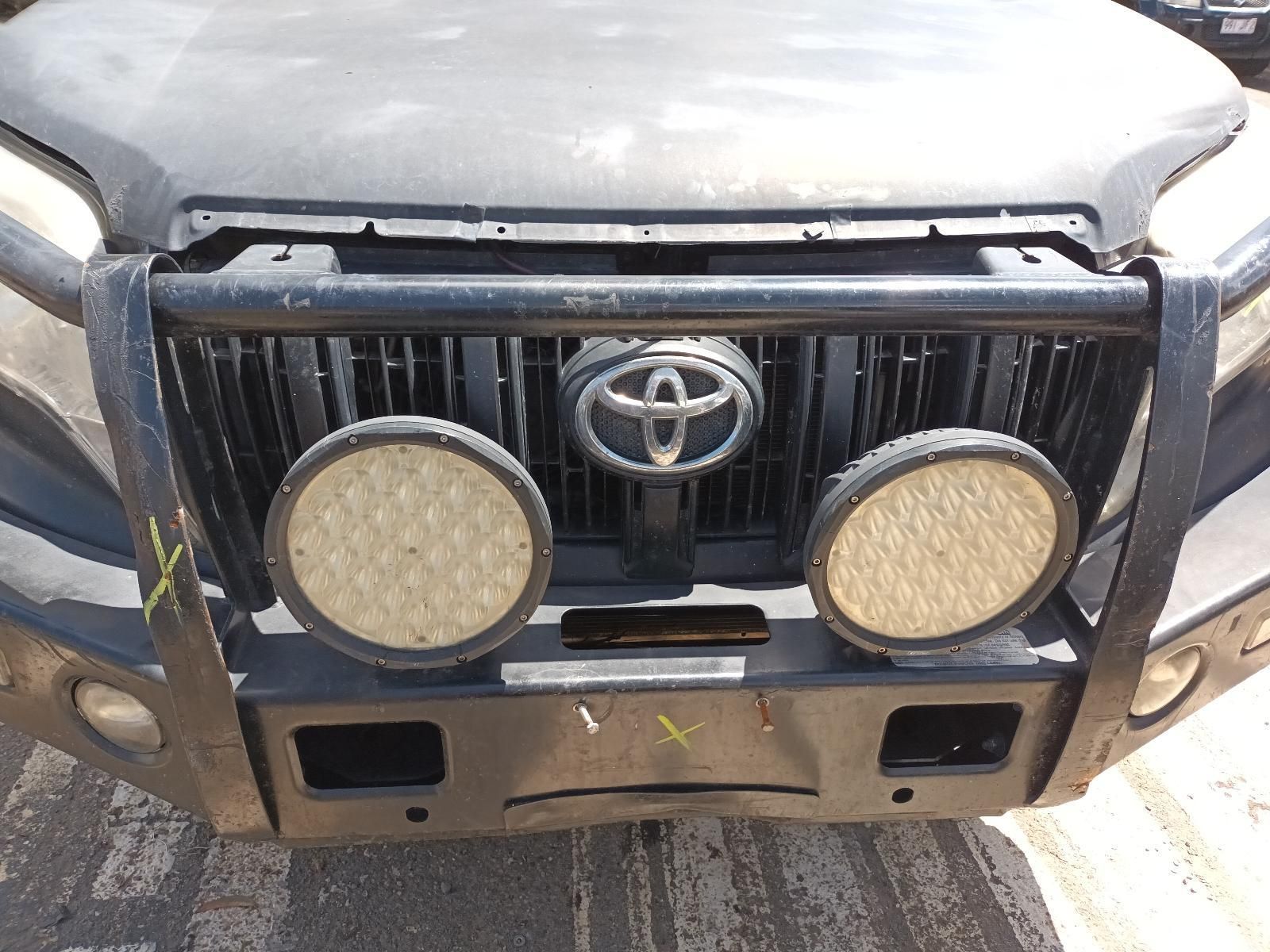 A Black Toyota with a Grille and Lights on It — South West 4WD Wreckers In Brisbane, QLD