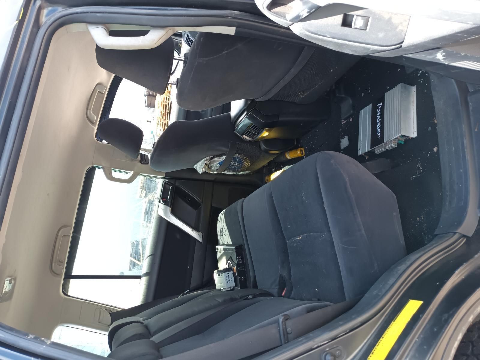 The Back Seat of a Car with a Yellow Stripe on the Door — South West 4WD Wreckers In Brisbane, QLD